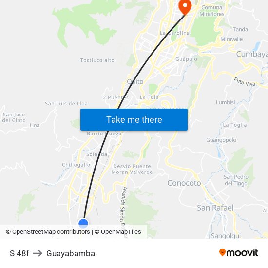 S 48f to Guayabamba map