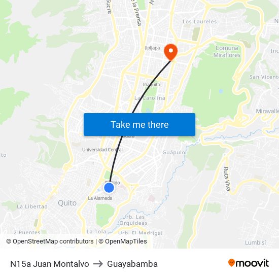 N15a Juan Montalvo to Guayabamba map