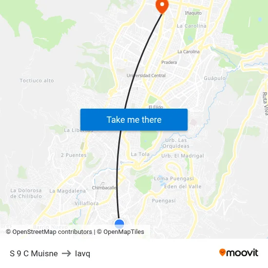 S 9 C Muisne to Iavq map