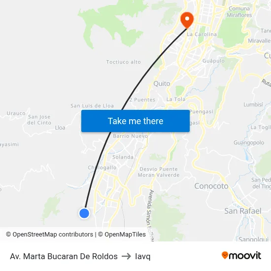 Av. Marta Bucaran De Roldos to Iavq map