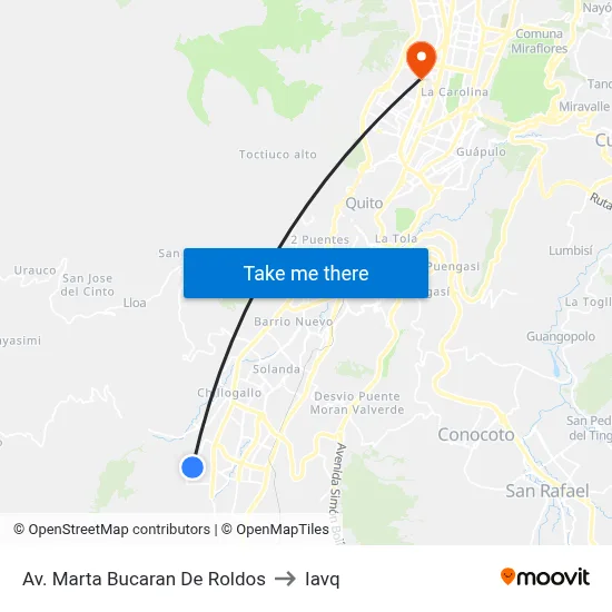 Av. Marta Bucaran De Roldos to Iavq map
