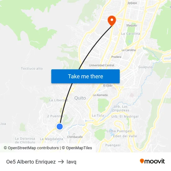 Oe5 Alberto Enriquez to Iavq map