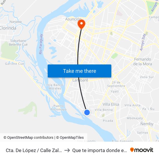 Cta. De López / Calle Zalazar to Que te importa donde estoy map