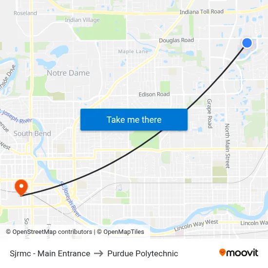 Sjrmc - Main Entrance to Purdue Polytechnic map
