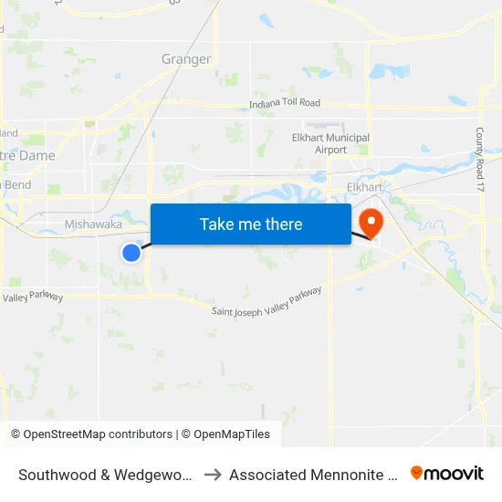 Southwood & Wedgewood - Village Green to Associated Mennonite Biblical Seminary map