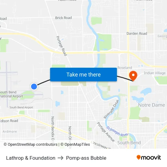 Lathrop & Foundation to Pomp-ass Bubble map