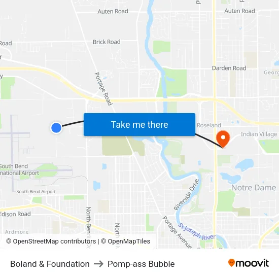Boland & Foundation to Pomp-ass Bubble map