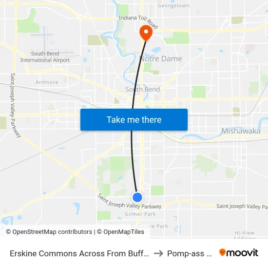 Erskine Commons Across From Buffalo Wild Wings to Pomp-ass Bubble map