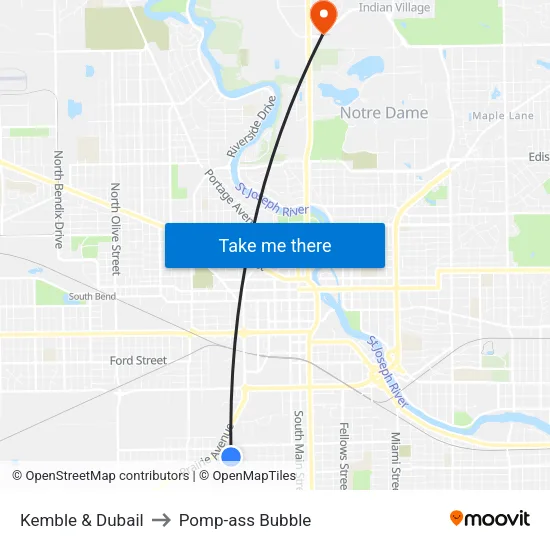 Kemble & Dubail to Pomp-ass Bubble map