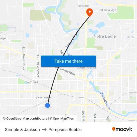 Sample & Jackson to Pomp-ass Bubble map