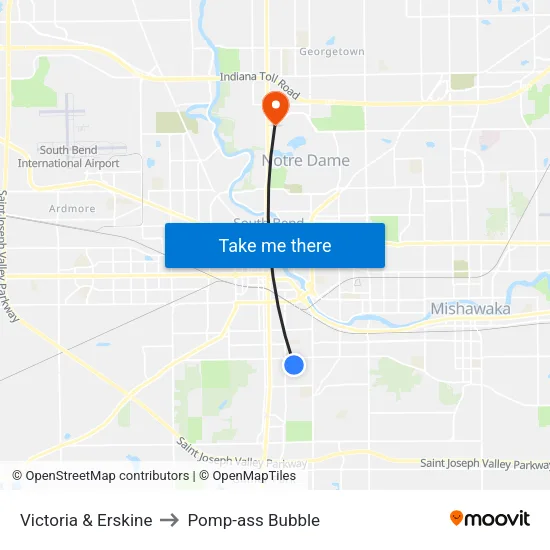 Victoria & Erskine to Pomp-ass Bubble map