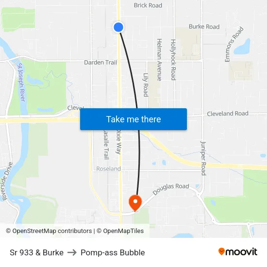 Sr 933 & Burke to Pomp-ass Bubble map