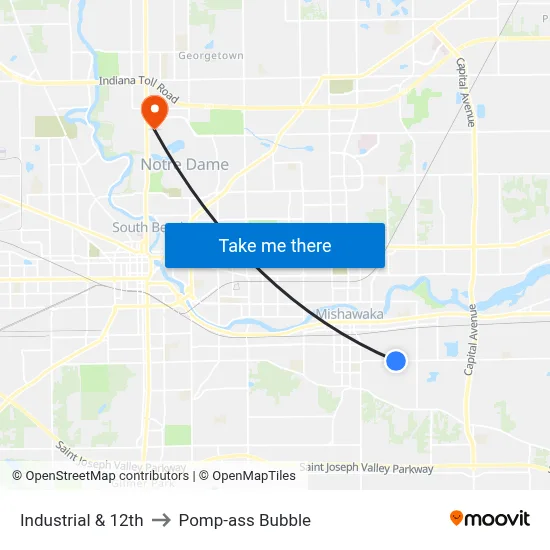 Industrial & 12th to Pomp-ass Bubble map