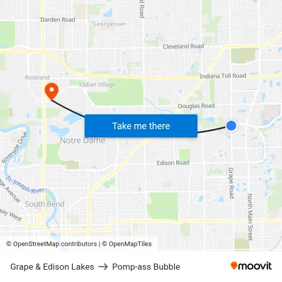 Grape & Edison Lakes to Pomp-ass Bubble map