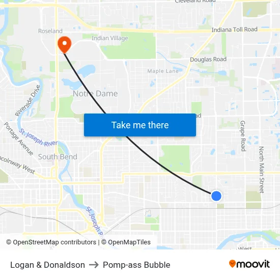 Logan & Donaldson to Pomp-ass Bubble map