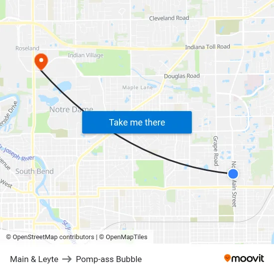 Main & Leyte to Pomp-ass Bubble map
