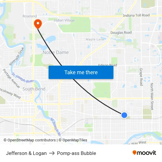Jefferson & Logan to Pomp-ass Bubble map