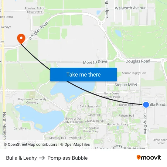 Bulla & Leahy to Pomp-ass Bubble map