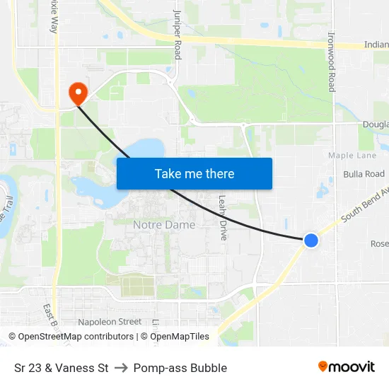 Sr 23 & Vaness St to Pomp-ass Bubble map