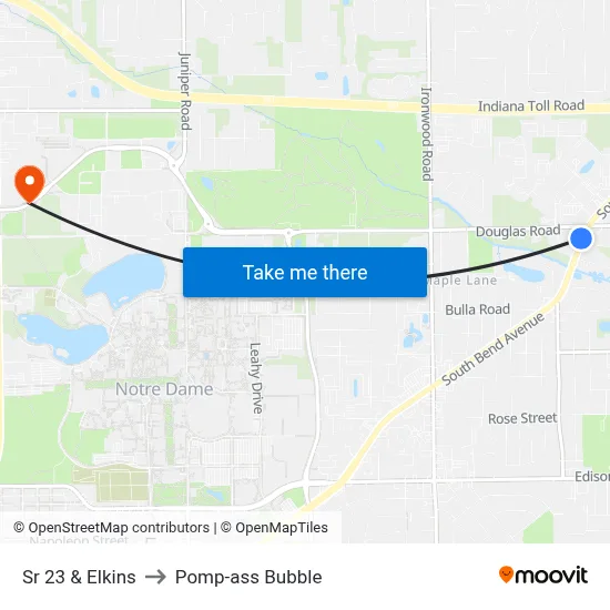 Sr 23 & Elkins to Pomp-ass Bubble map