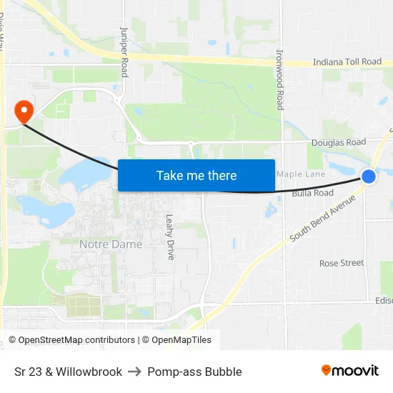 Sr 23 & Willowbrook to Pomp-ass Bubble map