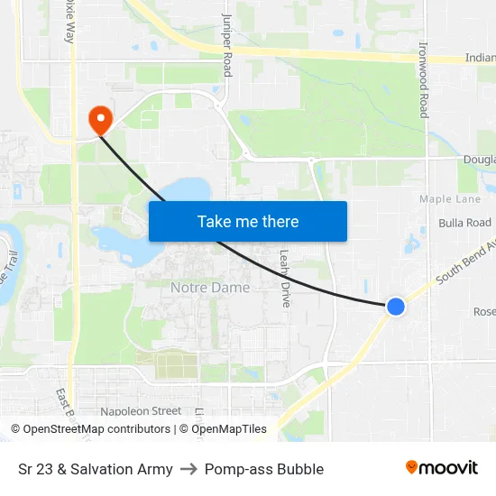 Sr 23 & Salvation Army to Pomp-ass Bubble map