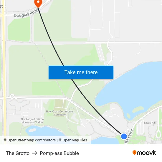 The Grotto to Pomp-ass Bubble map