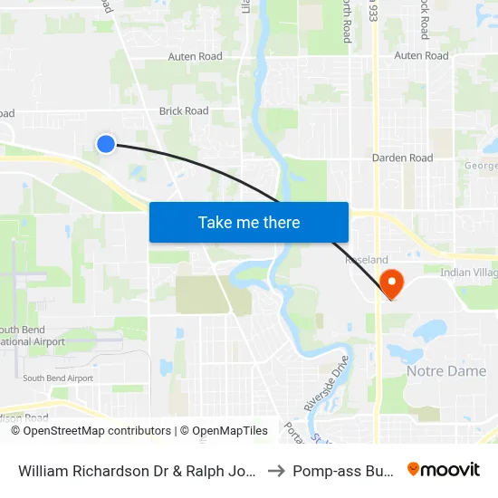 William Richardson Dr & Ralph Jones Ct to Pomp-ass Bubble map