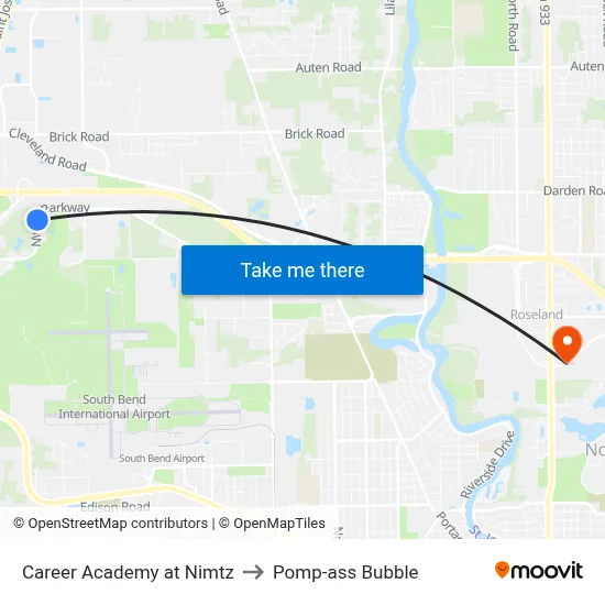 Career Academy at Nimtz to Pomp-ass Bubble map