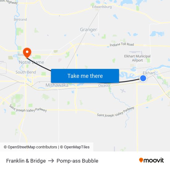 Franklin & Bridge to Pomp-ass Bubble map