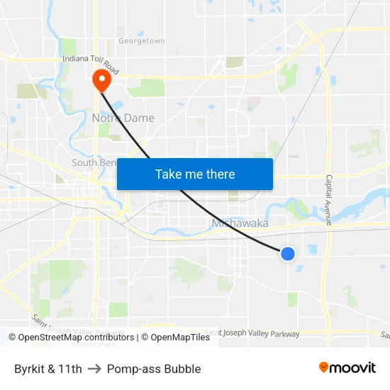 Byrkit & 11th to Pomp-ass Bubble map