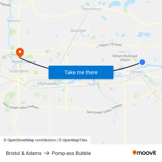 Bristol & Adams to Pomp-ass Bubble map