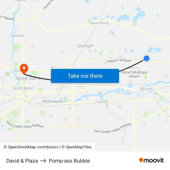 David & Plaza to Pomp-ass Bubble map