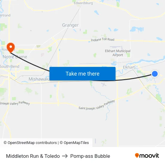 Middleton Run & Toledo to Pomp-ass Bubble map
