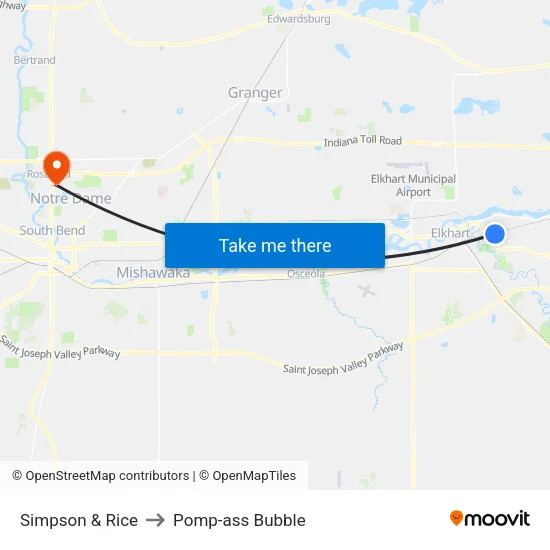 Simpson & Rice to Pomp-ass Bubble map