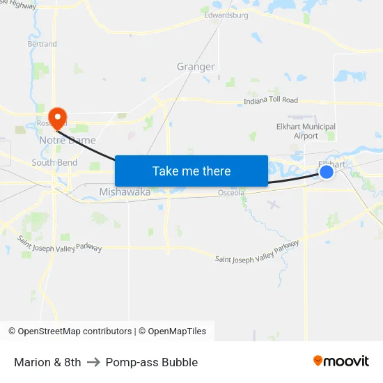 Marion & 8th to Pomp-ass Bubble map