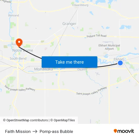 Faith Mission to Pomp-ass Bubble map