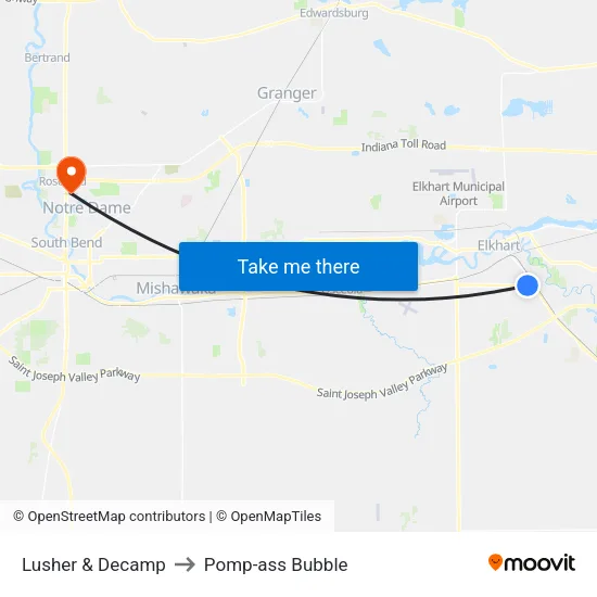 Lusher & Decamp to Pomp-ass Bubble map
