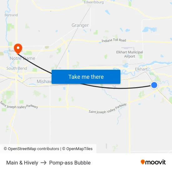 Main & Hively to Pomp-ass Bubble map