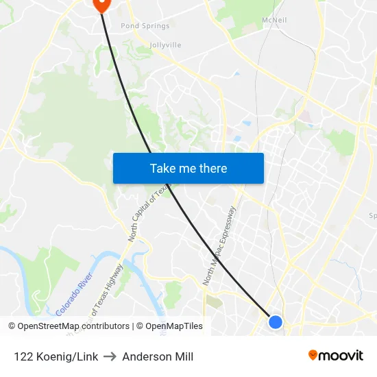 122 Koenig/Link to Anderson Mill map