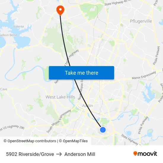 5902 Riverside/Grove to Anderson Mill map