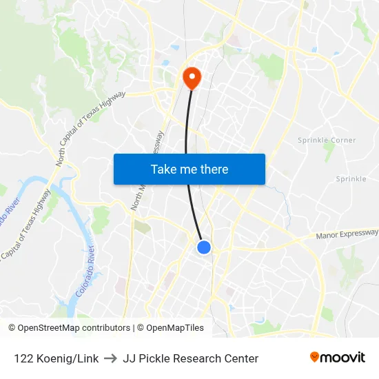 122 Koenig/Link to JJ Pickle Research Center map