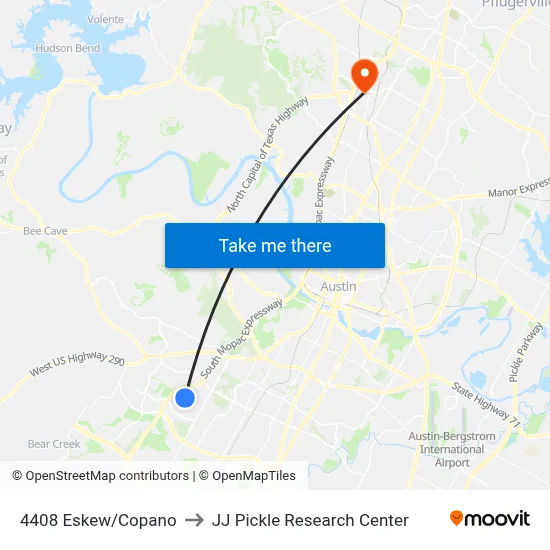 4408 Eskew/Copano to JJ Pickle Research Center map