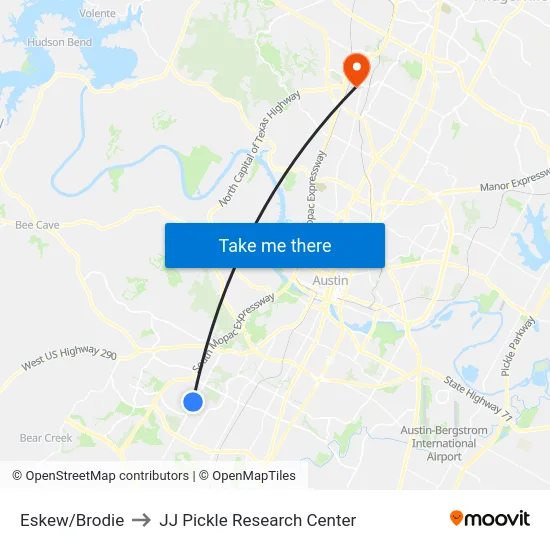 Eskew/Brodie to JJ Pickle Research Center map