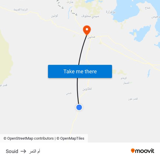 Souid to أم التمر map