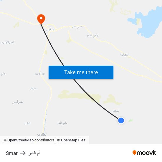 Smar to أم التمر map