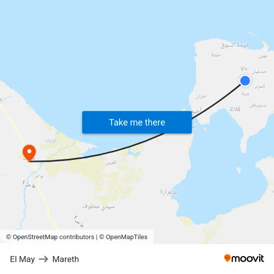 El May to Mareth map