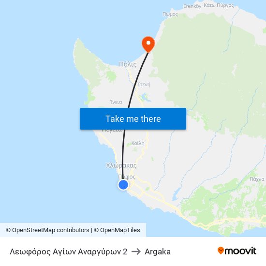 Λεωφόρος Αγίων Αναργύρων 2 to Argaka map