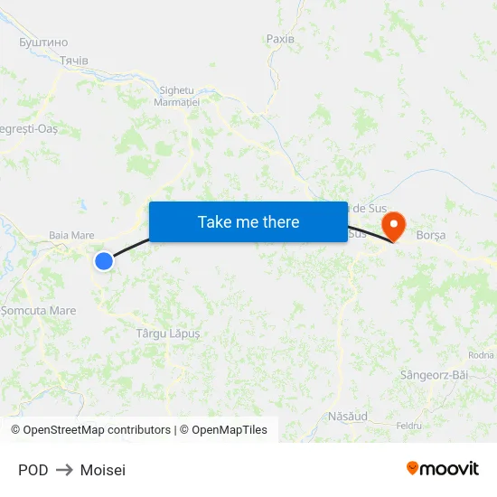 POD to Moisei map