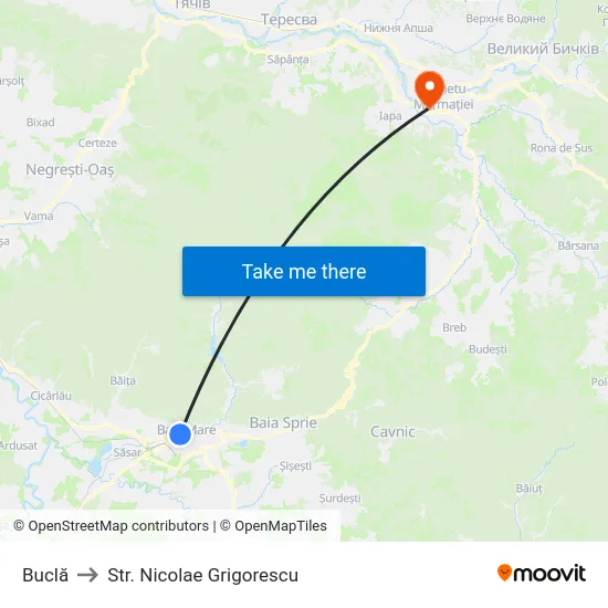 Buclă to Str. Nicolae Grigorescu map